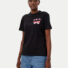 HUGO Тишърт Damacia_5 50540237 Черен Regular Fit за Жени цена