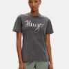 HUGO Тишърт Damacia_5 50544868 Черен Regular Fit за Жени цена