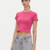 HUGO Тишърт Delanor_2 50539132 Розов Cropped Fit за Жени цена