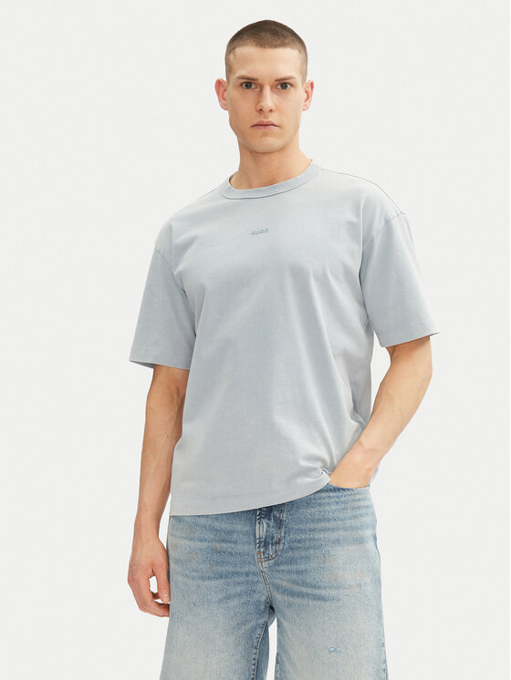 HUGO Тишърт Docku 50531739 Син Relaxed Fit за Мъже цена