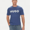 HUGO Тишърт Dulivio 50467556 Син Regular Fit за Мъже цена