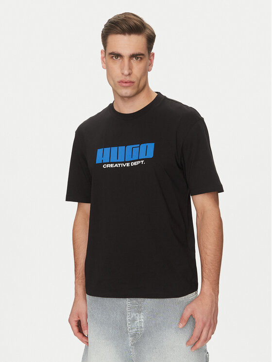 HUGO Тишърт Newromi 50542934 Бял Regular Fit за Мъже цена
