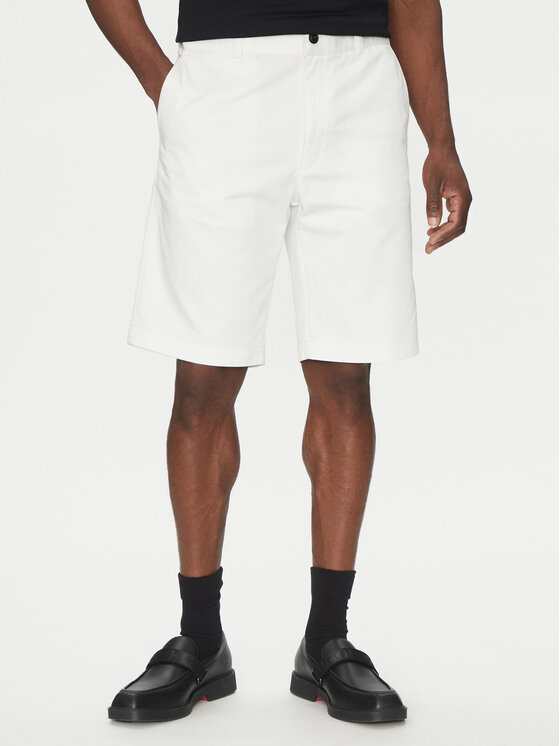 HUGO Шорти от плат Darik 50505857 Бял Regular Fit за Мъже цена