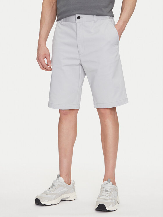 HUGO Шорти от плат Darik241 50505857 Сив Regular Fit за Мъже цена