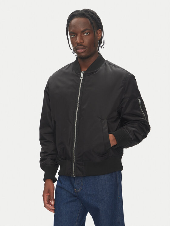 HUGO Яке бомбър Biero 2531 50548696 Черен Regular Fit за Мъже цена