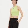 HUGO топ Baby Tank_B 50511450 Зелен Slim Fit за Жени цена