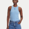 HUGO топ Easy 50508857 Светлосиньо Slim Fit за Жени цена