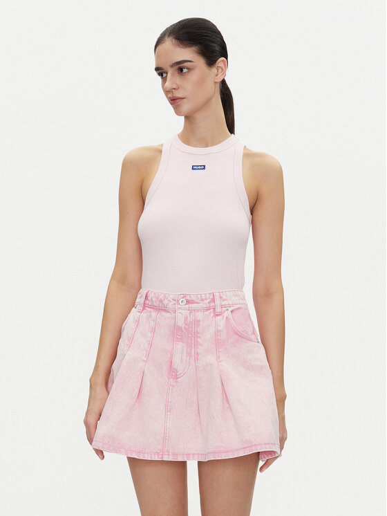 HUGO топ Easy Tank_B 50508857 Розов Slim Fit за Жени цена