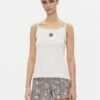 HUGO топ Rib_Vest 50540056 Екрю Regular Fit за Жени цена