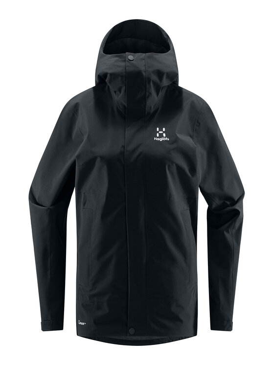 Haglöfs Яке за дъжд Koyal 606494 Черен Active Fit за Жени цена