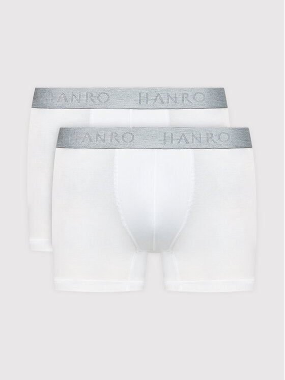 Hanro Комплект 2 чифта боксерки Essentials 3078 Бял за Мъже цена