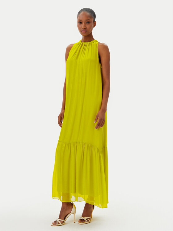 Haveone Лятна рокля AFF-N004 Зелен Loose Fit за Жени цена