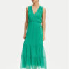 Haveone Лятна рокля AFF-N005 Зелен Loose Fit за Жени цена