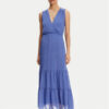 Haveone Лятна рокля AFF-N005 Син Loose Fit за Жени цена