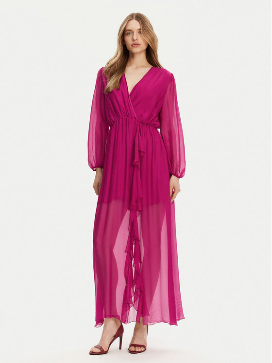 Haveone Лятна рокля AFF-N013 Розов Loose Fit за Жени цена