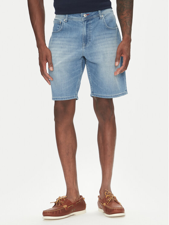 Hechter Paris Дънкови шорти 26655 151362 Син Regular Fit за Мъже цена