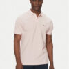 Hechter Paris Тениска с яка и копчета 74004 151902 Розов Regular Fit за Мъже цена