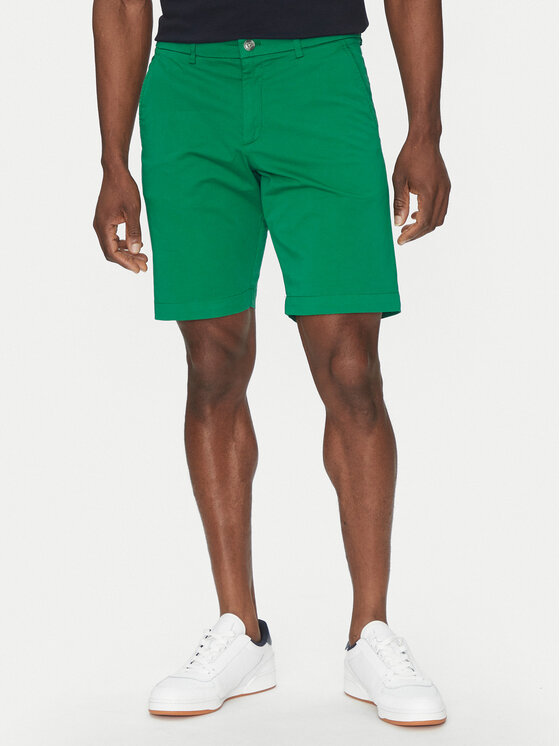 Hechter Paris Шорти от плат 26664 151365 Зелен Regular Fit за Мъже цена