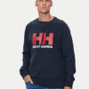 Helly Hansen Суитшърт Hh Logo Crew 34000 Тъмносин Regular Fit за Мъже цена