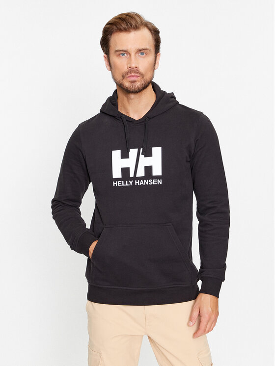 Helly Hansen Суитшърт Logo 33977 Черен Regular Fit за Мъже цена