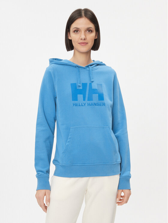 Helly Hansen Суитшърт Logo 33978 Син Regular Fit за Жени цена