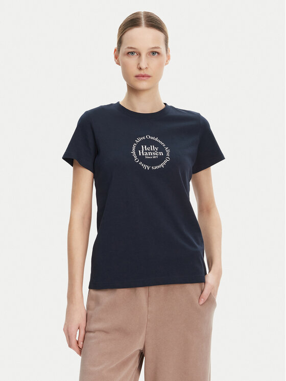 Helly Hansen Тишърт Core 54592 Тъмносин Regular Fit за Жени цена