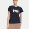 Helly Hansen Тишърт Logo 54593 Тъмносин Regular Fit цвят на ниска цена