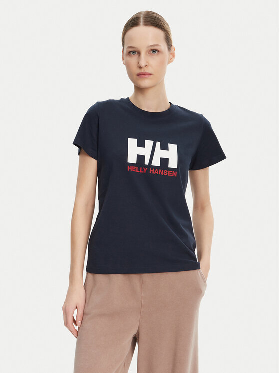 Helly Hansen Тишърт Logo 54593 Тъмносин Regular Fit за Жени цена