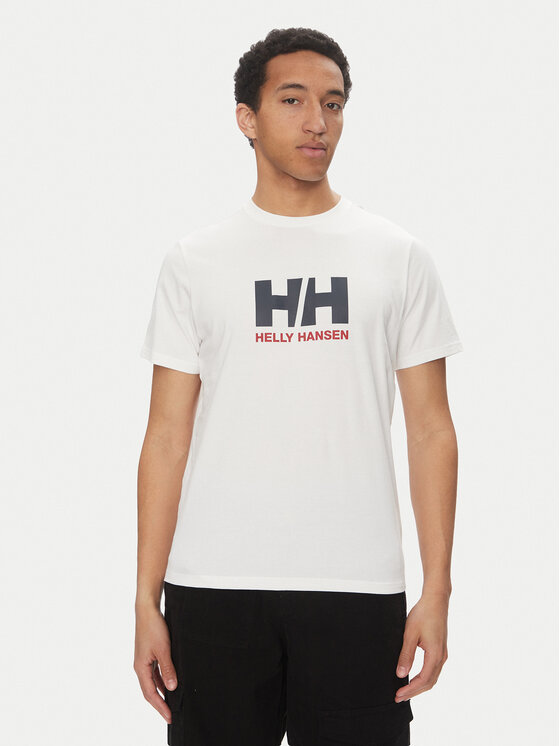 Helly Hansen Тишърт Logo 54596 Бял Regular Fit за Мъже цена