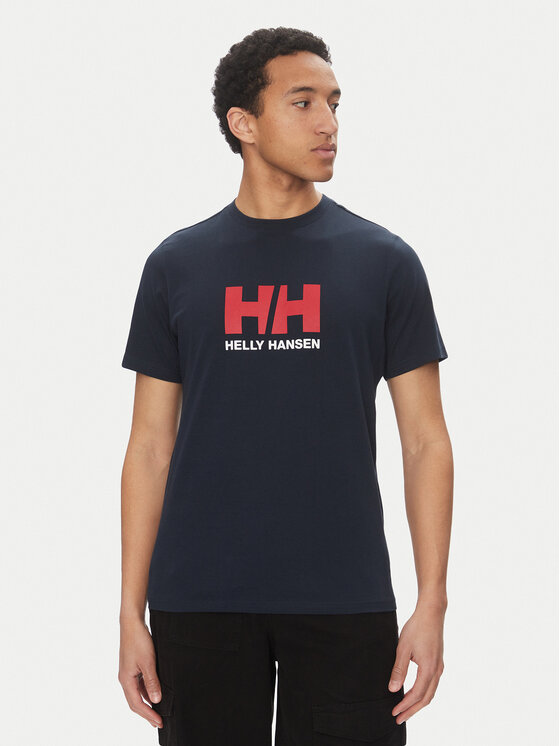 Helly Hansen Тишърт Logo 54596 Тъмносин Regular Fit за Мъже цена
