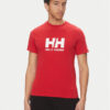 Helly Hansen Тишърт Logo 54596 Червен Regular Fit за Мъже цена