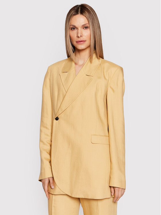 Herskind Сако Lilith 4443840 Бежов Loose Fit за Жени цена