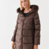 Hetregó Пухено яке Hanna 8M602F 22WD02 Кафяв Regular Fit за Жени цена
