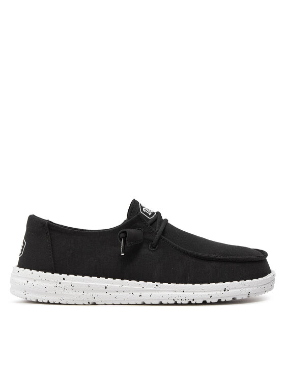 Hey Dude Обувки Wendy Slub Canvas 40063-001 Черен за Жени цена