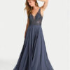 Hey Kyla Официална рокля 5AG015HK Сив Regular Fit за Жени цена