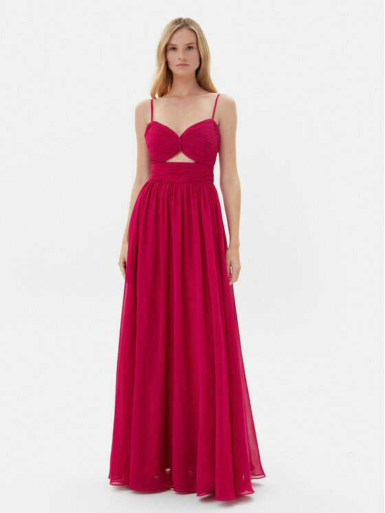 Hey Kyla Официална рокля 5AH025HK Розов Slim Fit за Жени цена