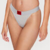 Hugo Бикини тип прашка String Red Label 50492326 Сив за Жени цена