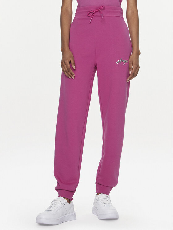 Hugo Долнище анцуг Easy 50509171 Розов Relaxed Fit за Жени цена