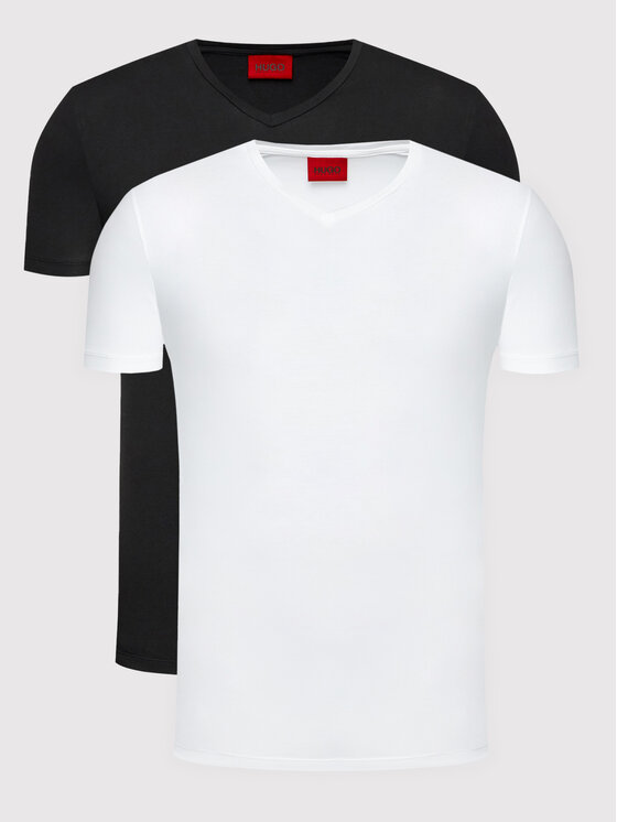 Hugo Комплект 2 тишъртки 50325417 Черен Slim Fit за Мъже цена