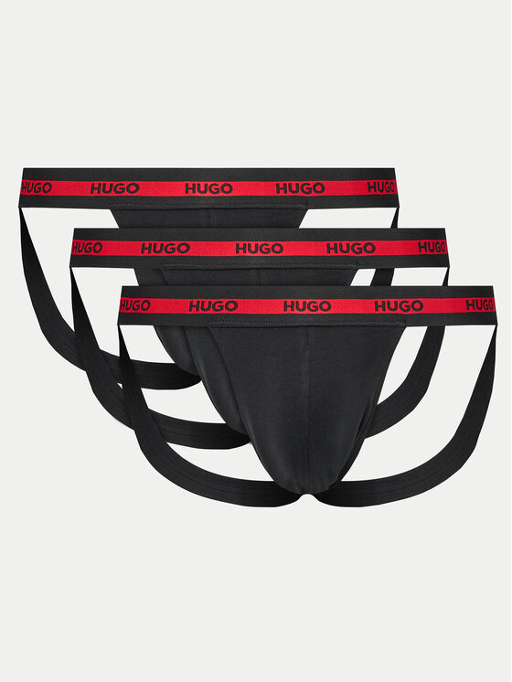 Hugo Комплект 3 чифта слипове Jock Strap 50517882 Черен за Мъже цена