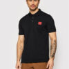 Hugo Тениска с яка и копчета Dereso222 50466202 Черен Slim Fit за Мъже цена