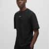 Hugo Тишърт Dapolino 50488330 Черен Relaxed Fit за Мъже цена