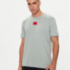 Hugo Тишърт Diragolino212 50447978 Зелен Regular Fit за Мъже цена