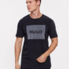 Hugo Тишърт Dulive_V 50501004 Тъмносин Regular Fit за Мъже цена