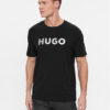 Hugo Тишърт Dulivio 50506996 Черен Regular Fit за Мъже цена