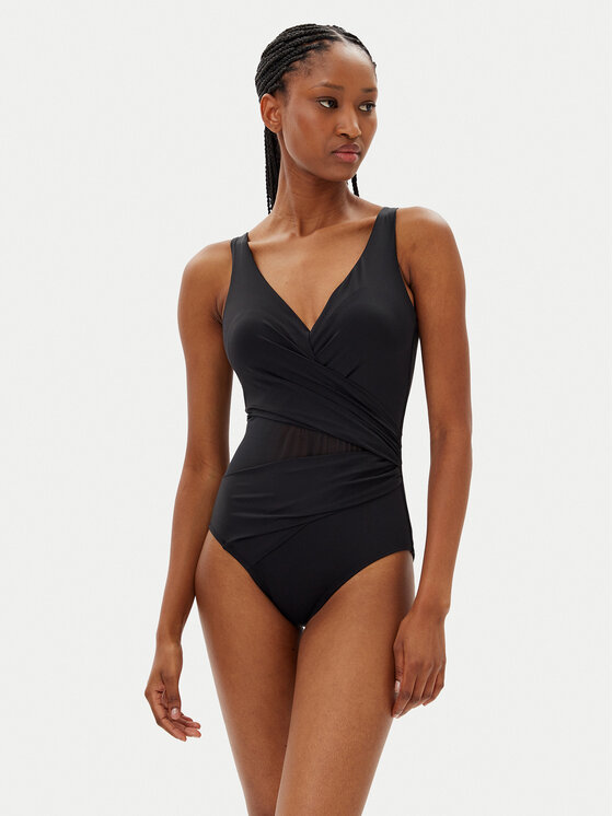 Hunkemöller Бански костюм Shaping Shell 204886 Черен за Жени цена