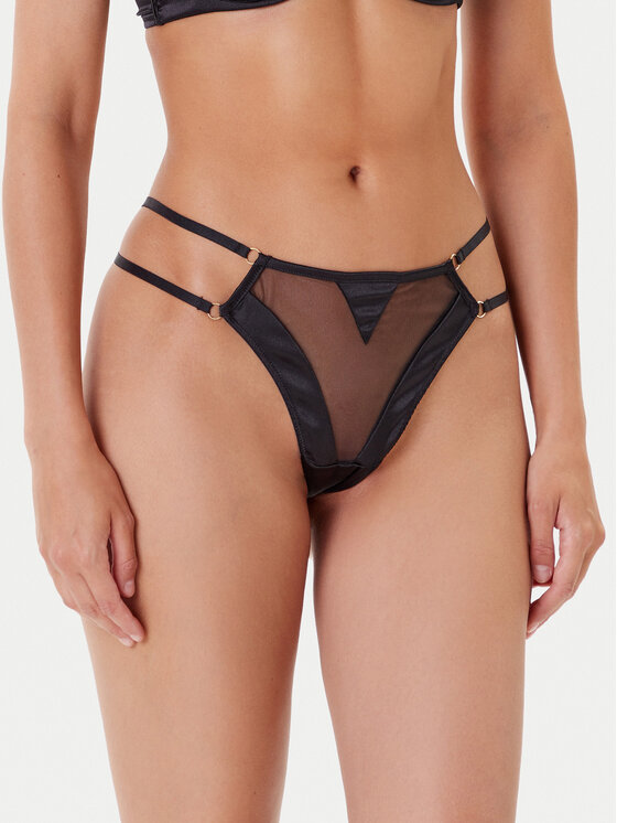 Hunkemöller Бикини тип прашка Vienna 301822 Черен за Жени цена