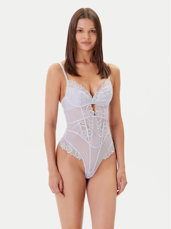 Hunkemöller Боди 301936 Виолетов за Жени цена