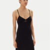 Hunkemöller Ефирна нощница 302116 Черен Slim Fit за Жени цена
