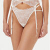 Hunkemöller Колан за жартиери Lauren 300906 Екрю за Жени цена